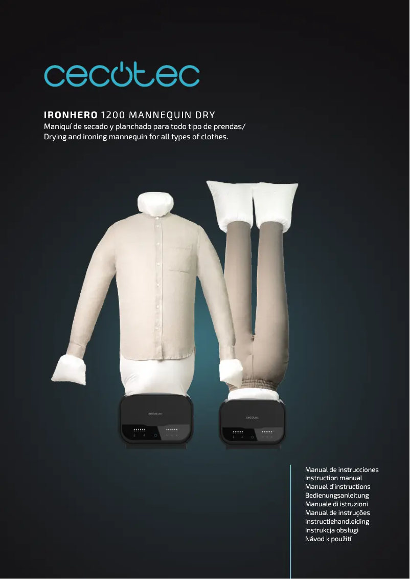 Page n°1 - Manuel utilisateur Cecotec IronHero 1200 Mannequin Dry