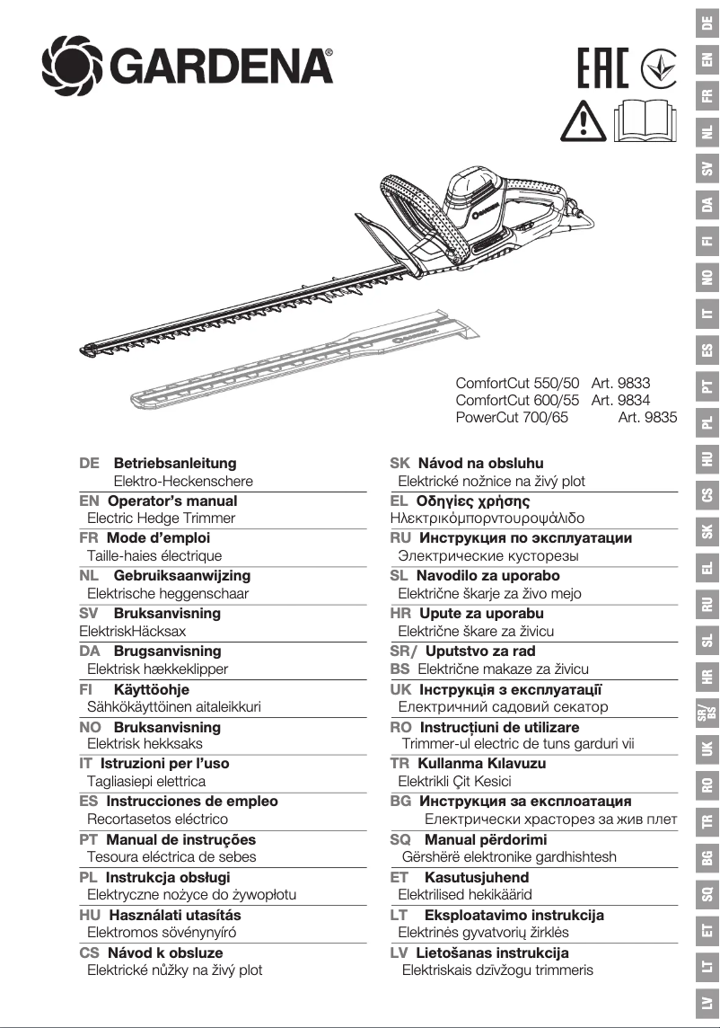 Image de la première page du manuel de l'appareil PowerCut 700/65