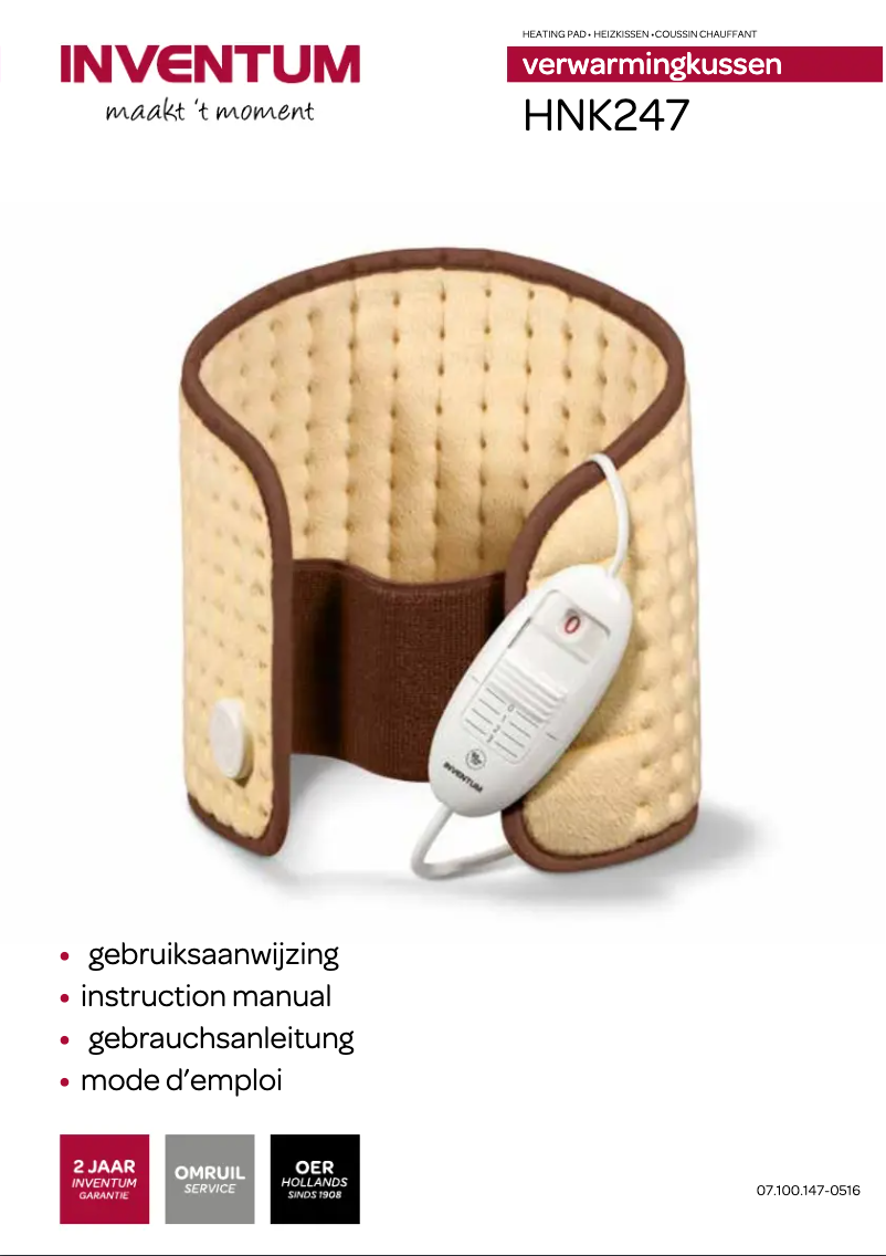 Página 1 del manual Manual de usuario Inventum HNK247