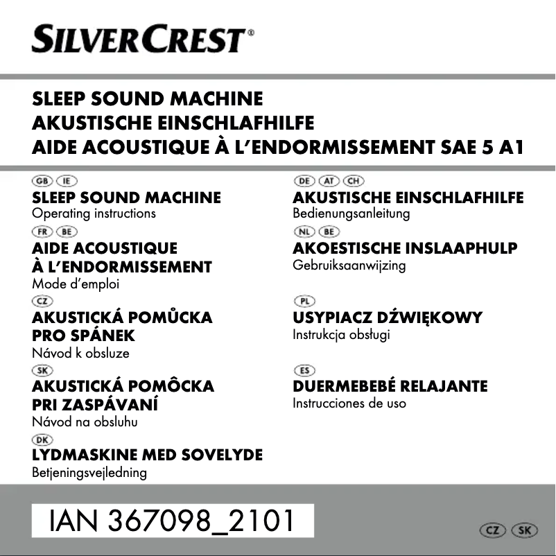 Image de la première page du manuel de l'appareil SAE 5 A1
