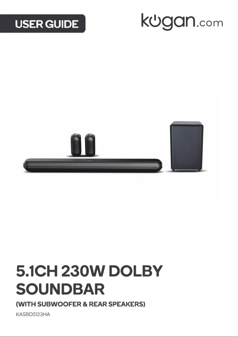 Page n°1 - Manuel utilisateur Kogan KASBD5123HA