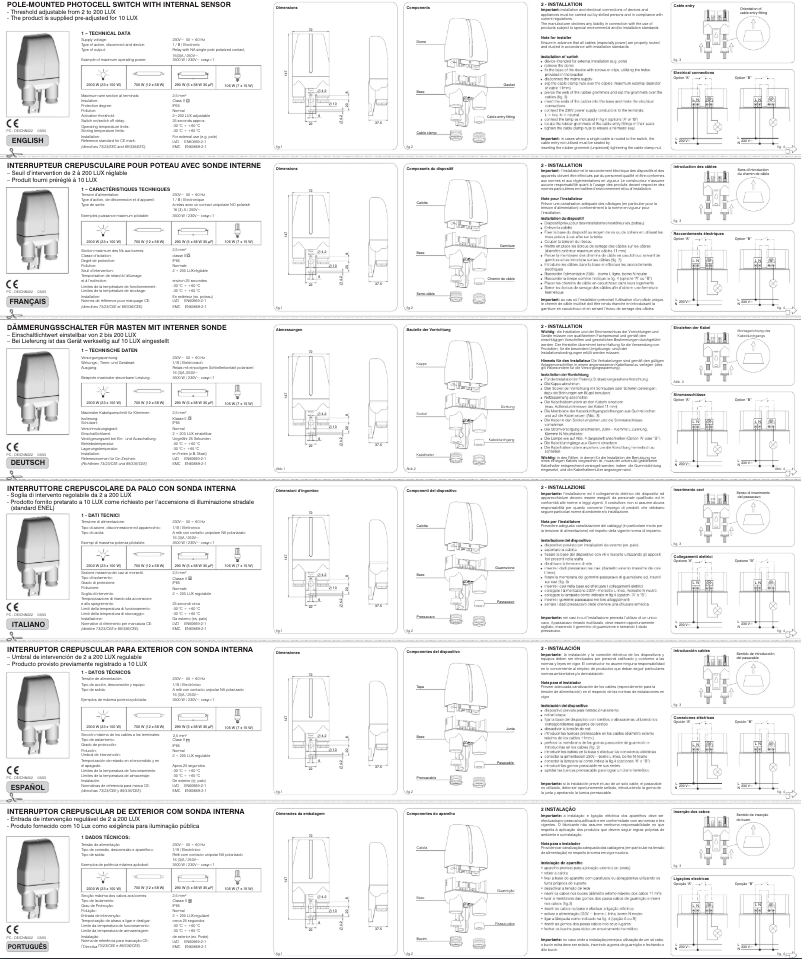 Image de la première page du manuel de l'appareil EDS 98
