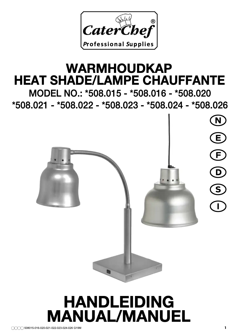 Image de la première page du manuel de l'appareil 508024