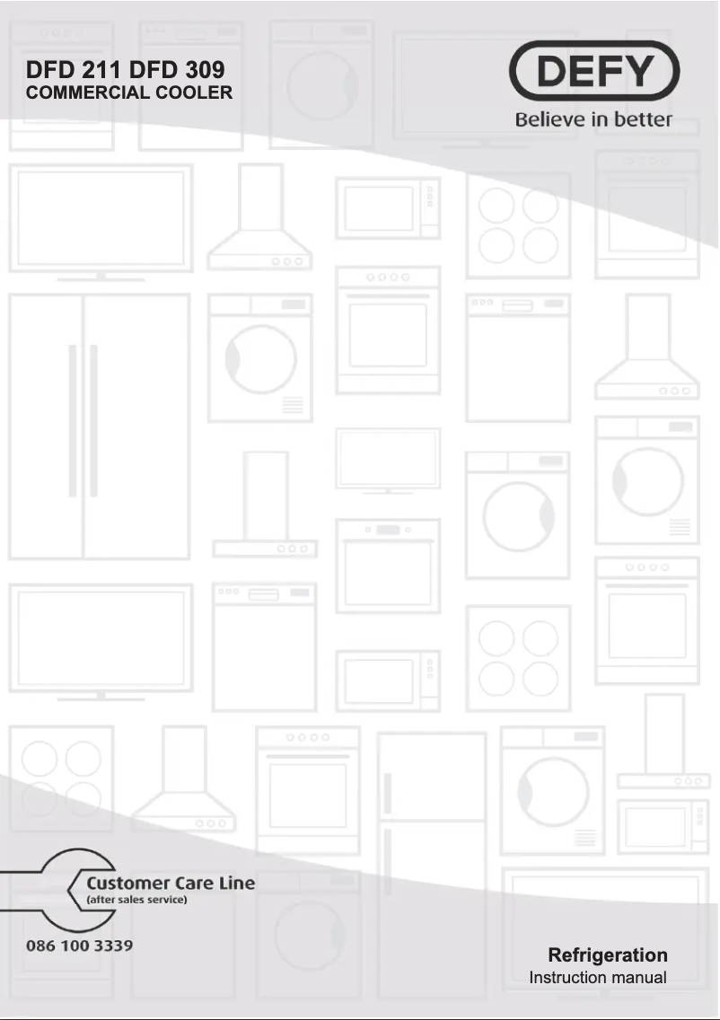 Image de la première page du manuel de l'appareil DFD309