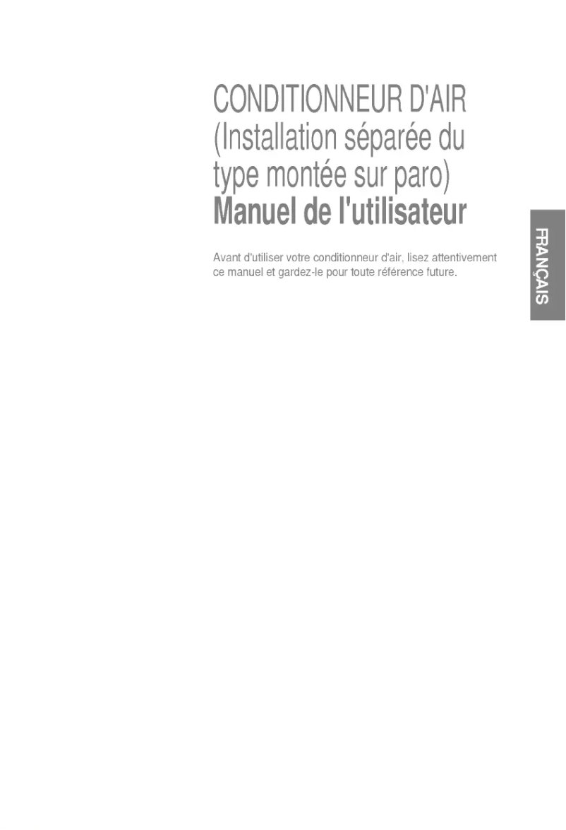 Page n°1 - Manuel utilisateur LG LSUC141URB0