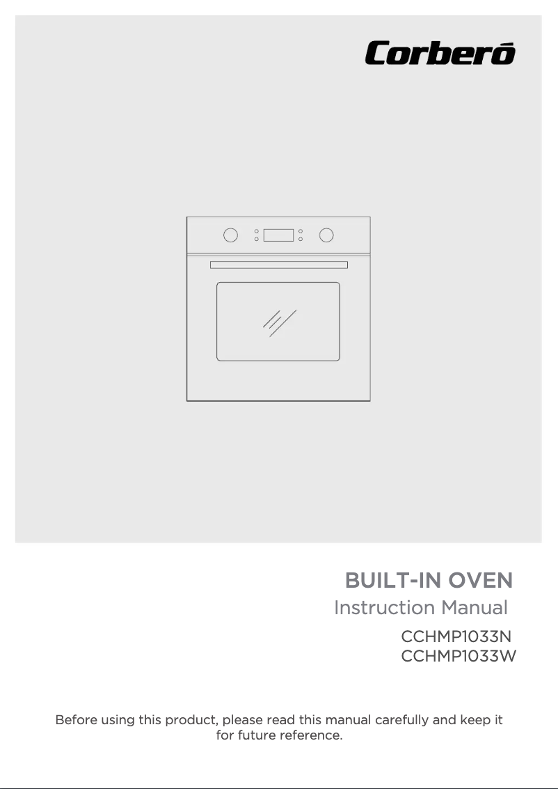 Page 1 de la notice Manuel utilisateur Corbero CCHMP1033W