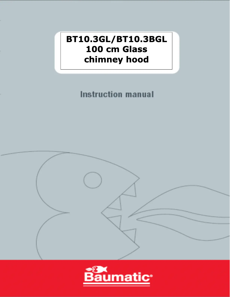 Page 1 de la notice Manuel utilisateur Baumatic BT10.3GL