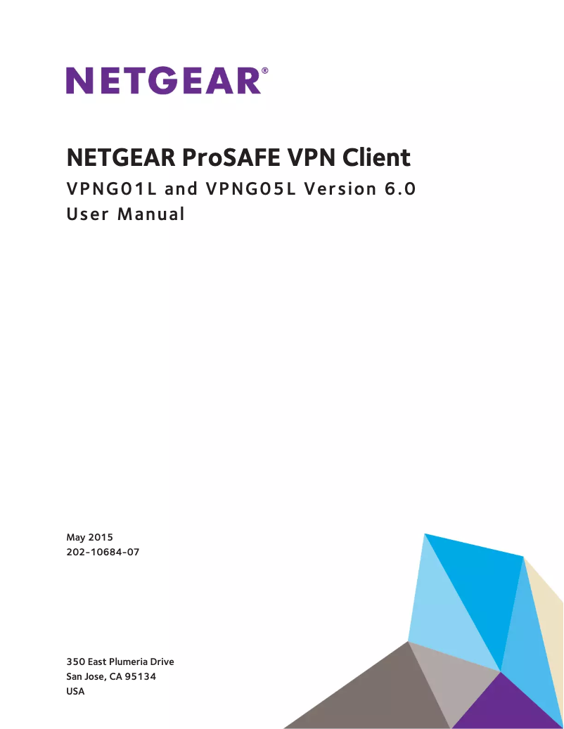 Page n°1 - Manuel utilisateur Netgear VPNG01L