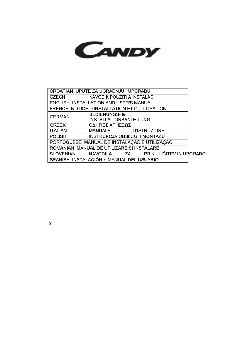 Page 1 de la notice Manuel utilisateur Rosieres RMB9685/1IN