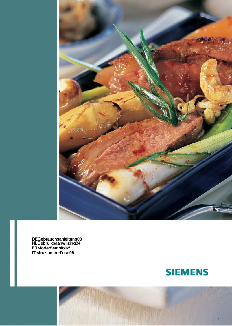 Page n°1 - Mode d'emploi Siemens EH 975SK11E