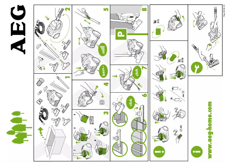 Página 1 del manual Manual de usuario AEG ATF7640EL