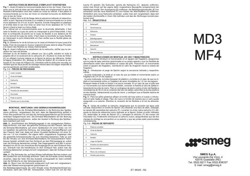 Image de la première page du manuel de l'appareil MF4