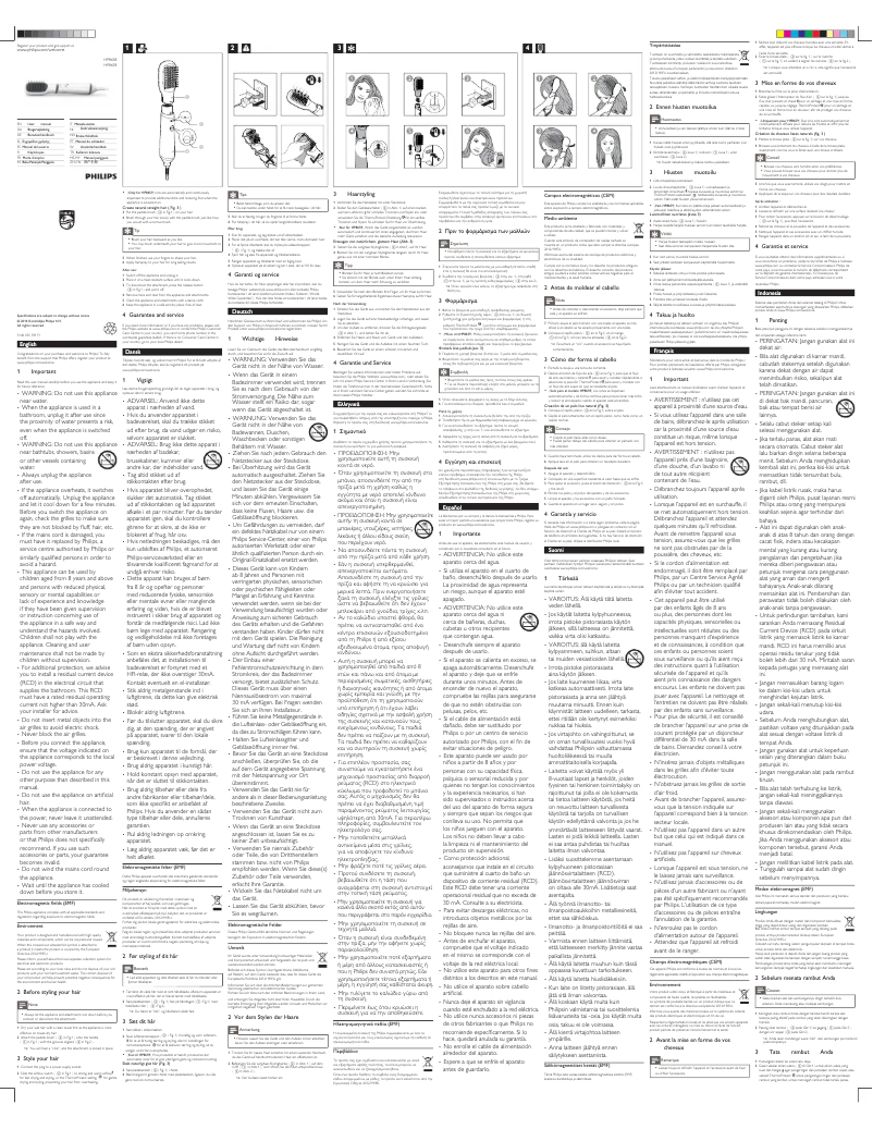 Page 1 of the manual User Manual Philips EssentialCare HP8658