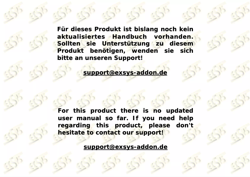 Image de la première page du manuel de l'appareil EX-1611