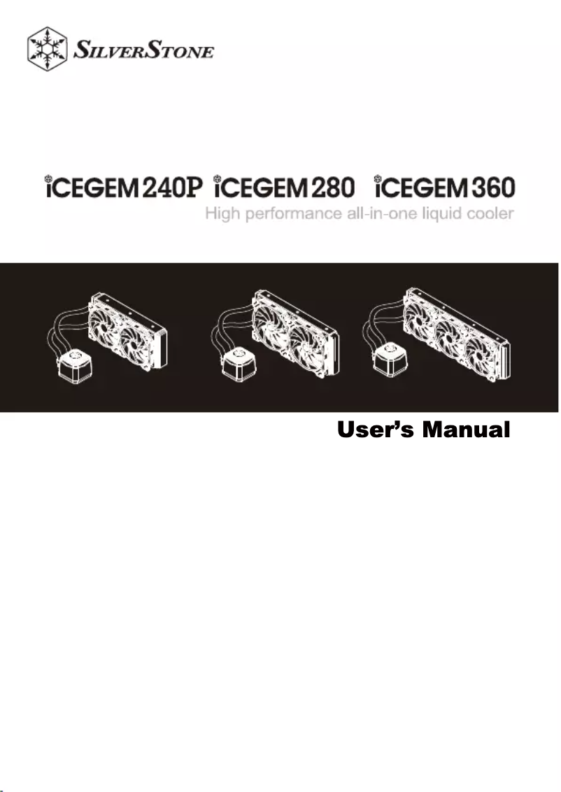 Image de la première page du manuel de l'appareil IceGem 240P