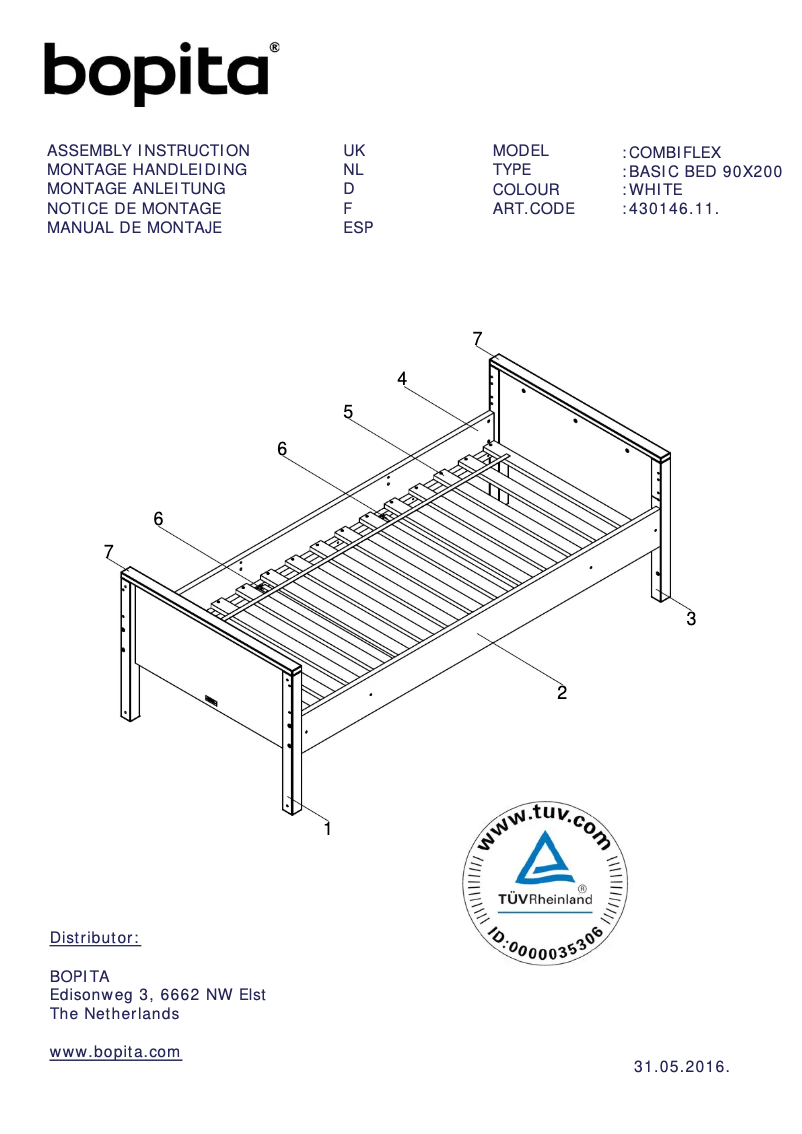 Image de la première page du manuel de l'appareil Combiflex