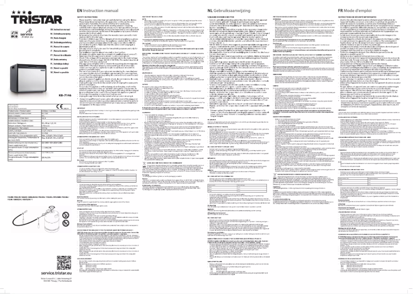 Image de la première page du manuel de l'appareil KB-7146