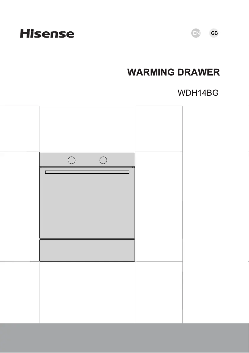 Image de la première page du manuel de l'appareil WDH14BG
