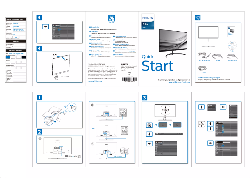 Imagen de la primera página del manual del dispositivo E Line 221E9