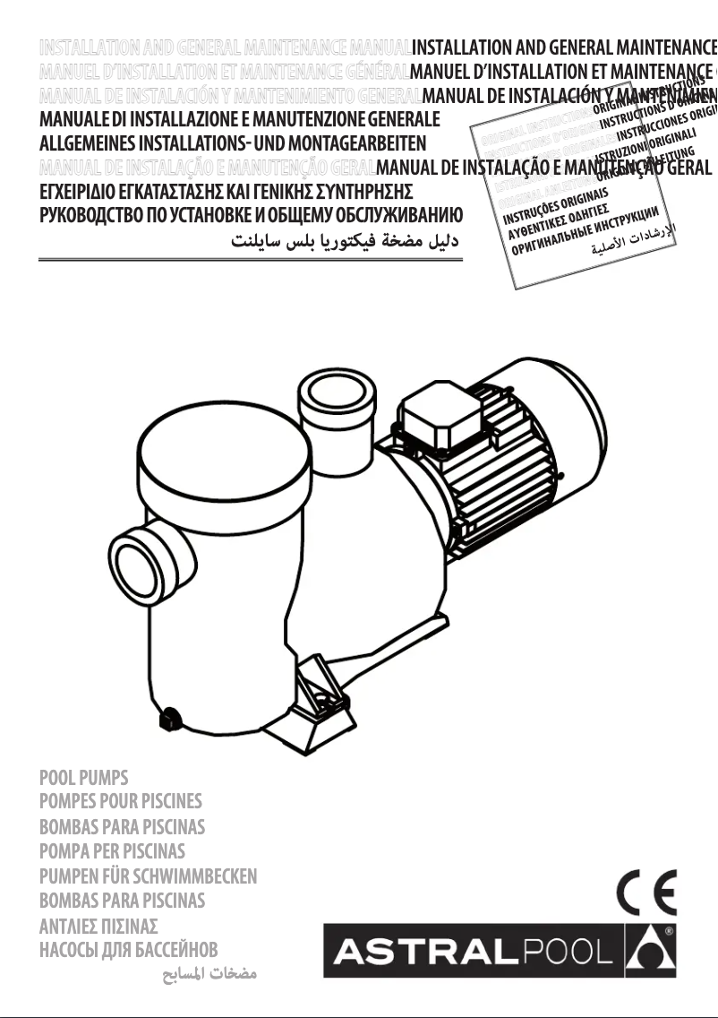 Página 1 del manual Manual de usuario AstralPool Maxim