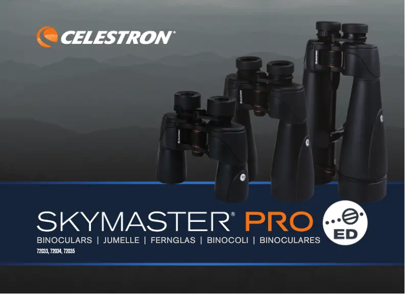 Page n°1 - Manuel utilisateur Celestron SkyMaster 15x70