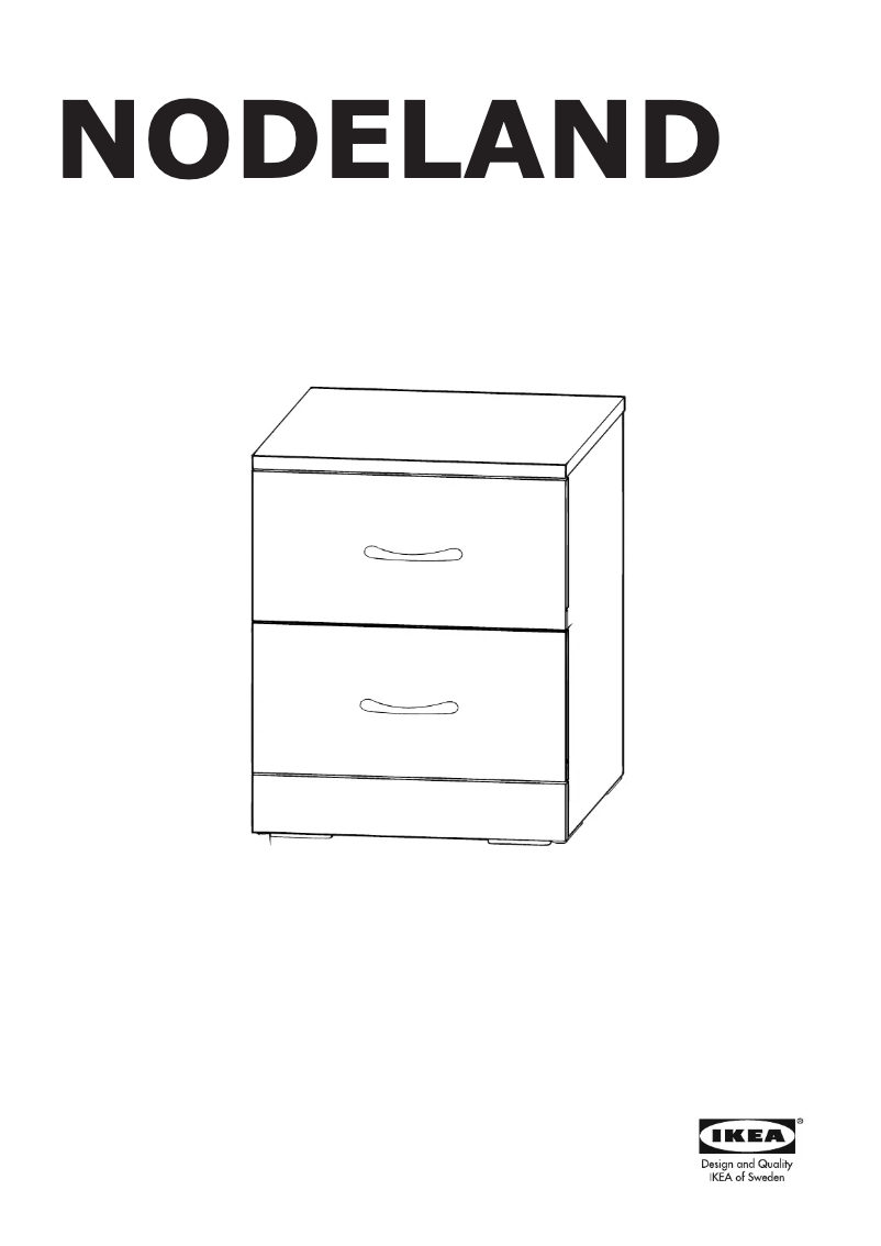 Imagen de la primera página del manual del dispositivo NODELAND 404.950.99