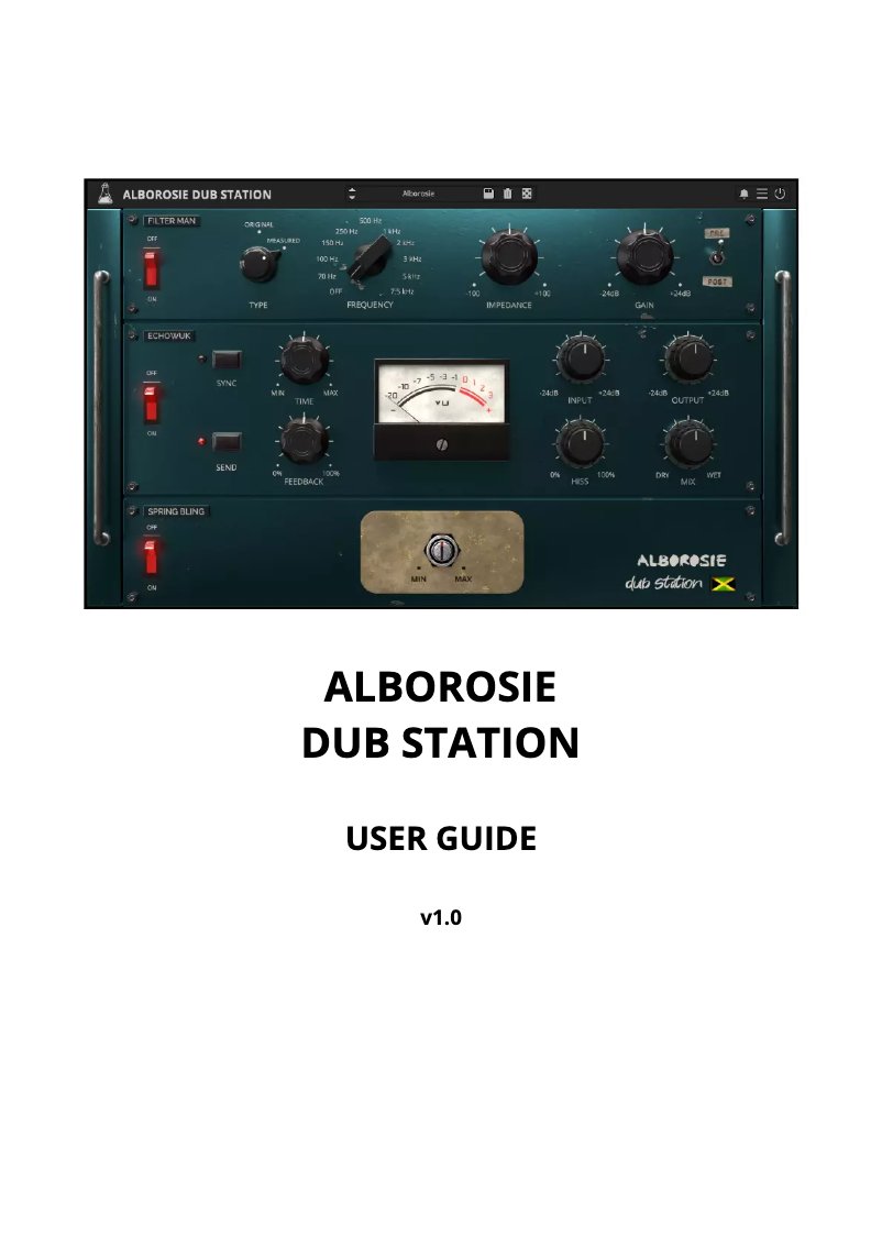 Page n°1 - Manuel utilisateur AudioThing Alborosie