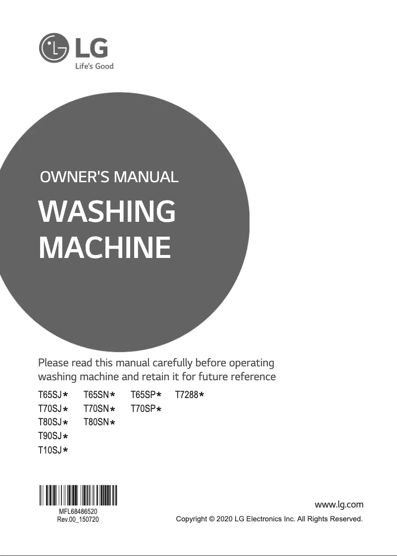 Página 1 del manual Manual de usuario LG T65SJSF3Z