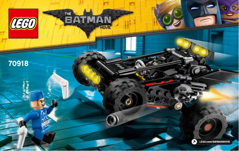 Page 1 de la notice Manuel utilisateur Lego Batman Movie 70918