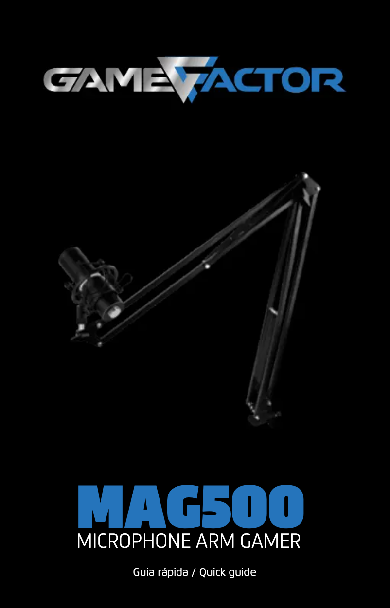 Page 1 de la notice Manuel utilisateur Game Factor MAG500