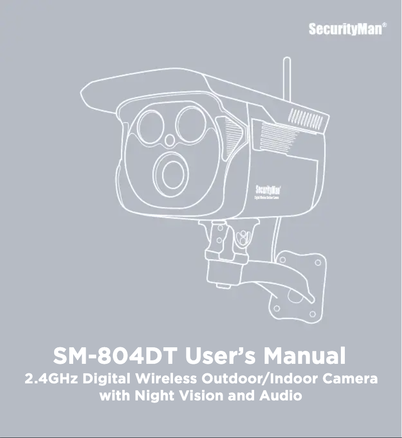 Image de la première page du manuel de l'appareil SM-804DT