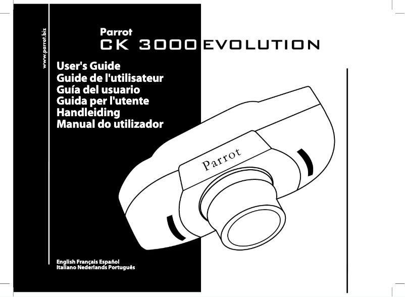 Image de la première page du manuel de l'appareil CK3000 Evolution