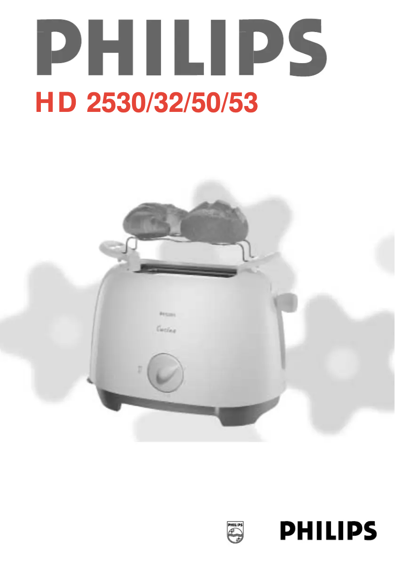 Page n°1 - Manuel utilisateur Philips HD2550