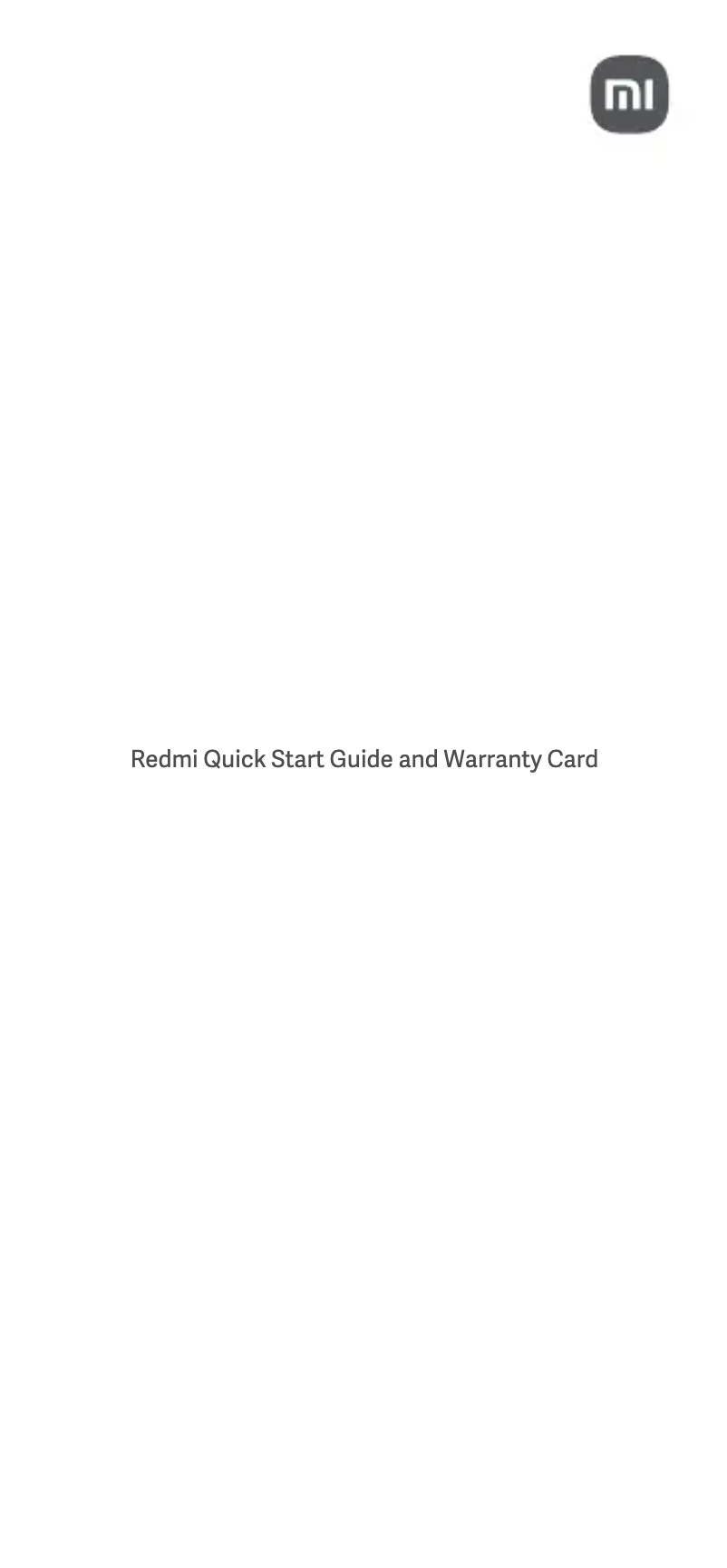 Page n°1 - Manuel utilisateur Xiaomi Redmi 13C