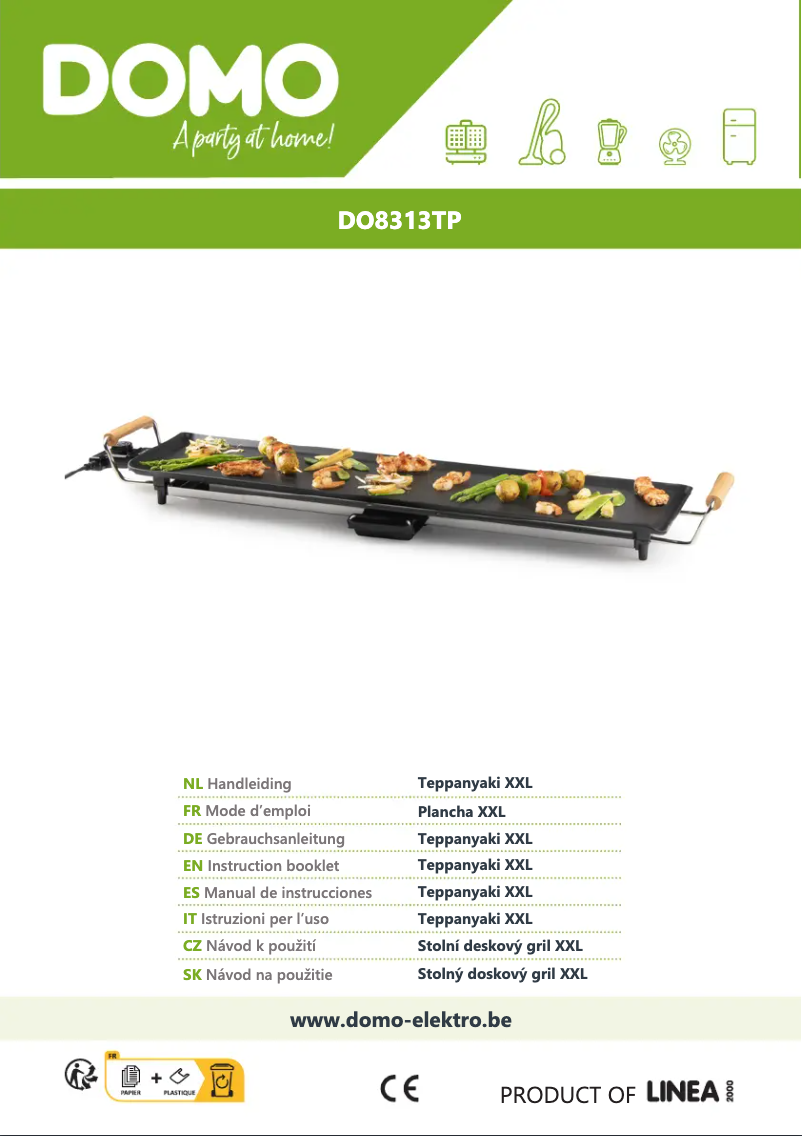 Image de la première page du manuel de l'appareil DO8313TP