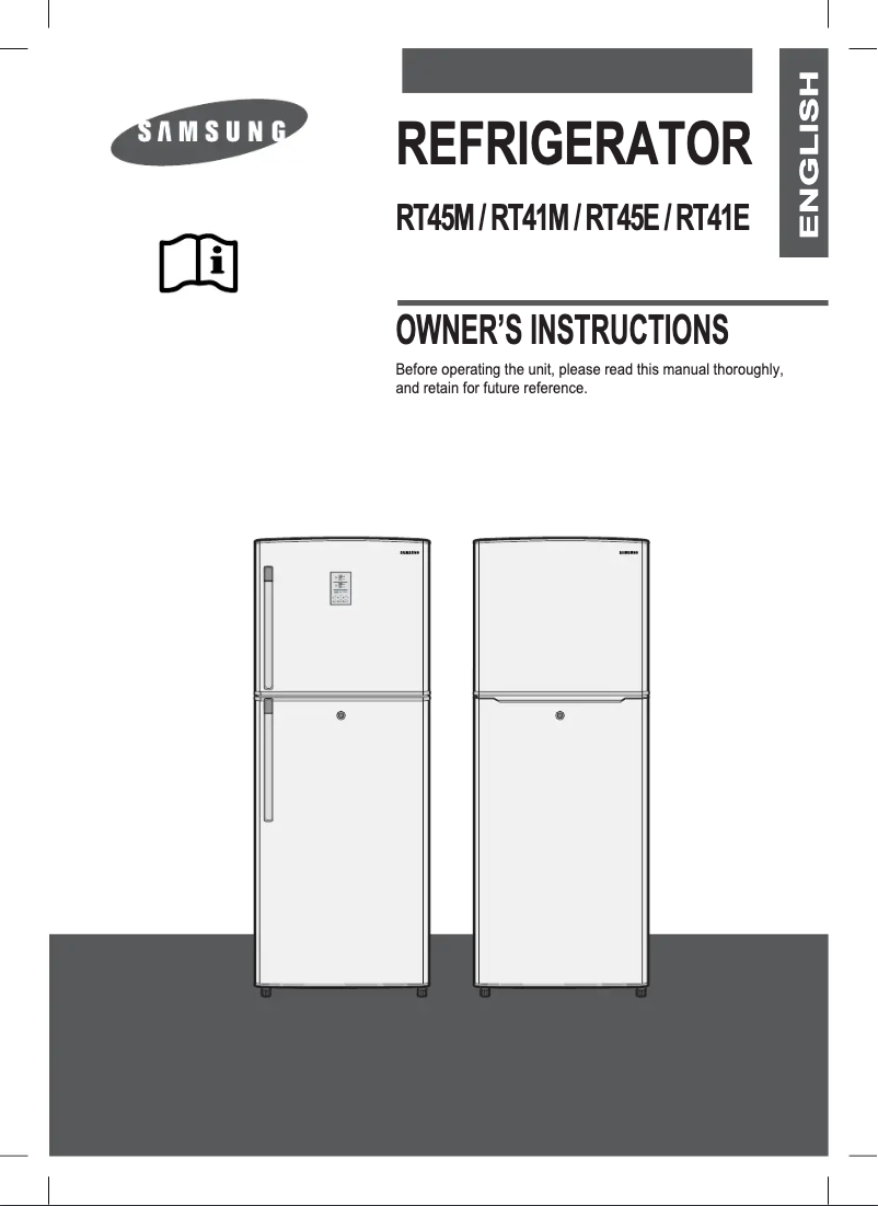 Page 1 de la notice Manuel utilisateur Samsung RT45EASM
