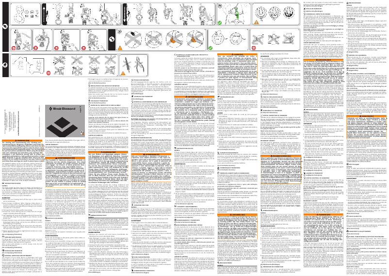 Page 1 de la notice Manuel utilisateur Black Diamond Super 8
