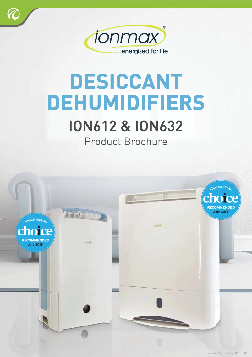 Page n°1 - Manuel utilisateur Ionmax ION632