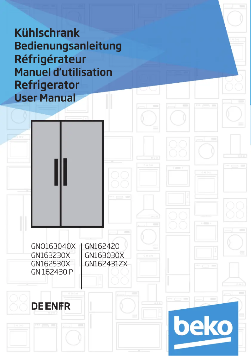 Image de la première page du manuel de l'appareil GN162431ZX