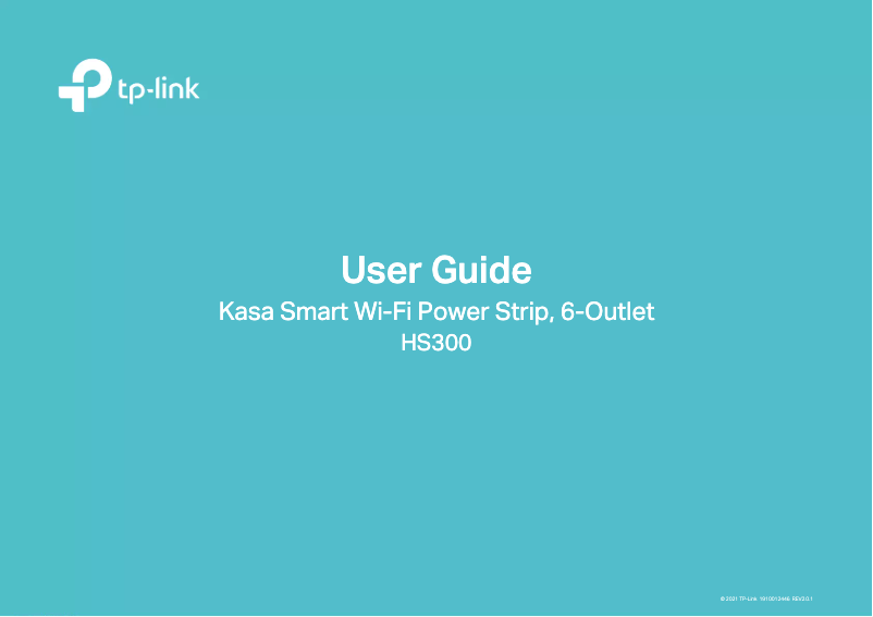 Page n°1 - Manuel utilisateur TP-Link HS300
