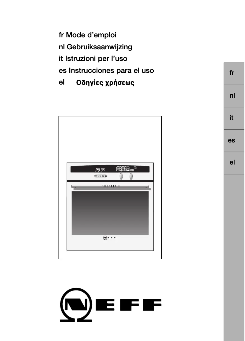 Página 1 del manual Manual de usuario Neff B1641SWN