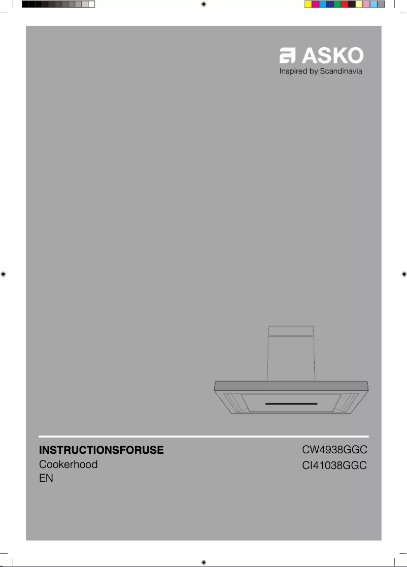 Page n°1 - Manuel utilisateur Asko CW4938GGC