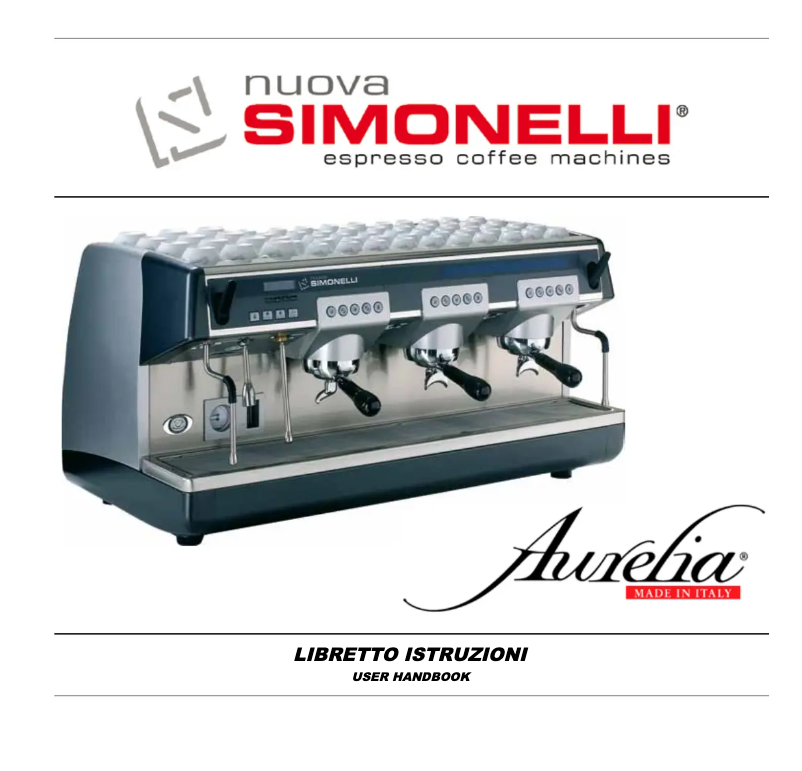 Page n°1 - Manuel utilisateur Nuova Simonelli Aurelia l Digital