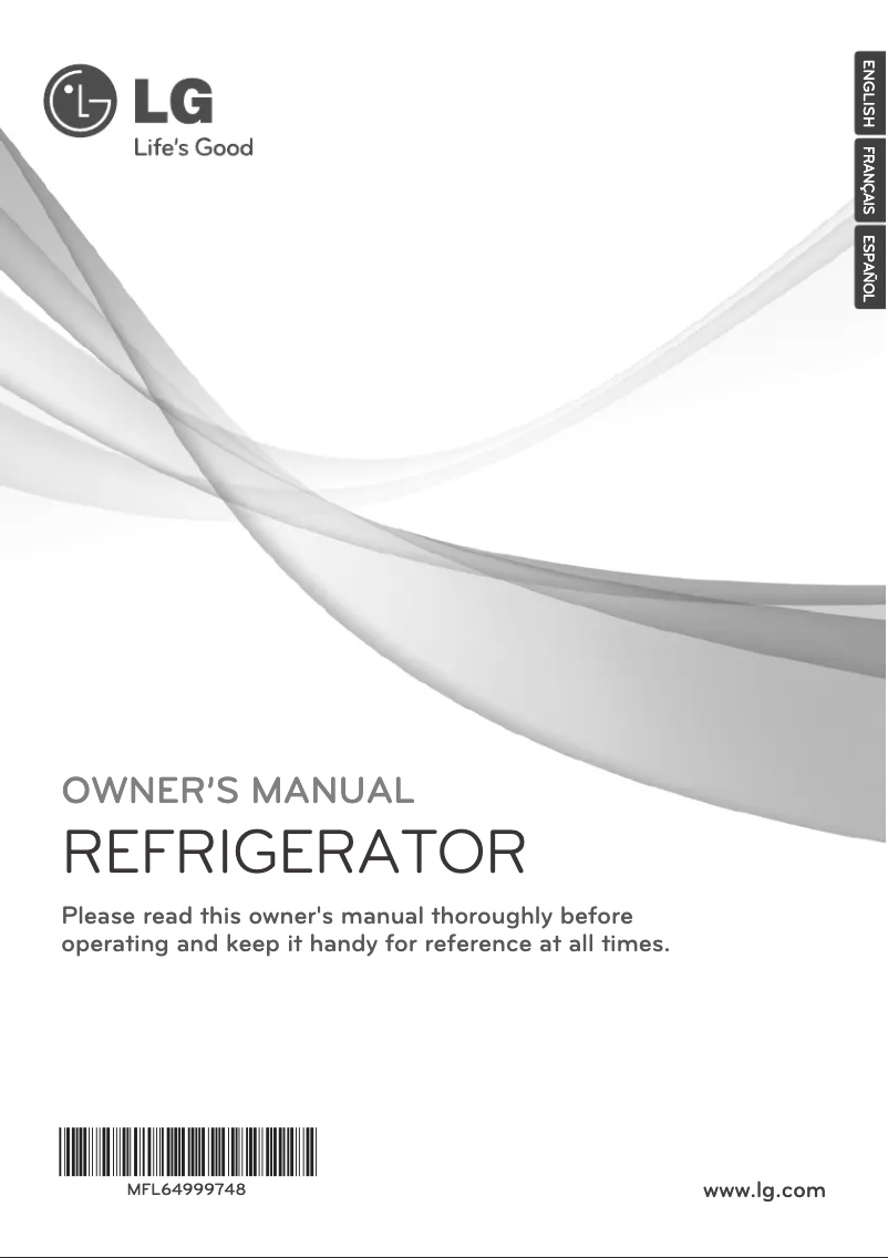 Image de la première page du manuel de l'appareil GR-F401ESNW