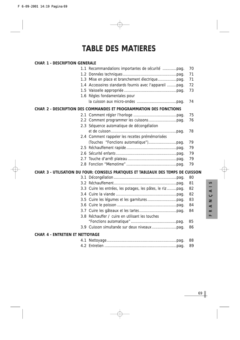 Image de la première page du manuel de l'appareil Mic 302 ex
