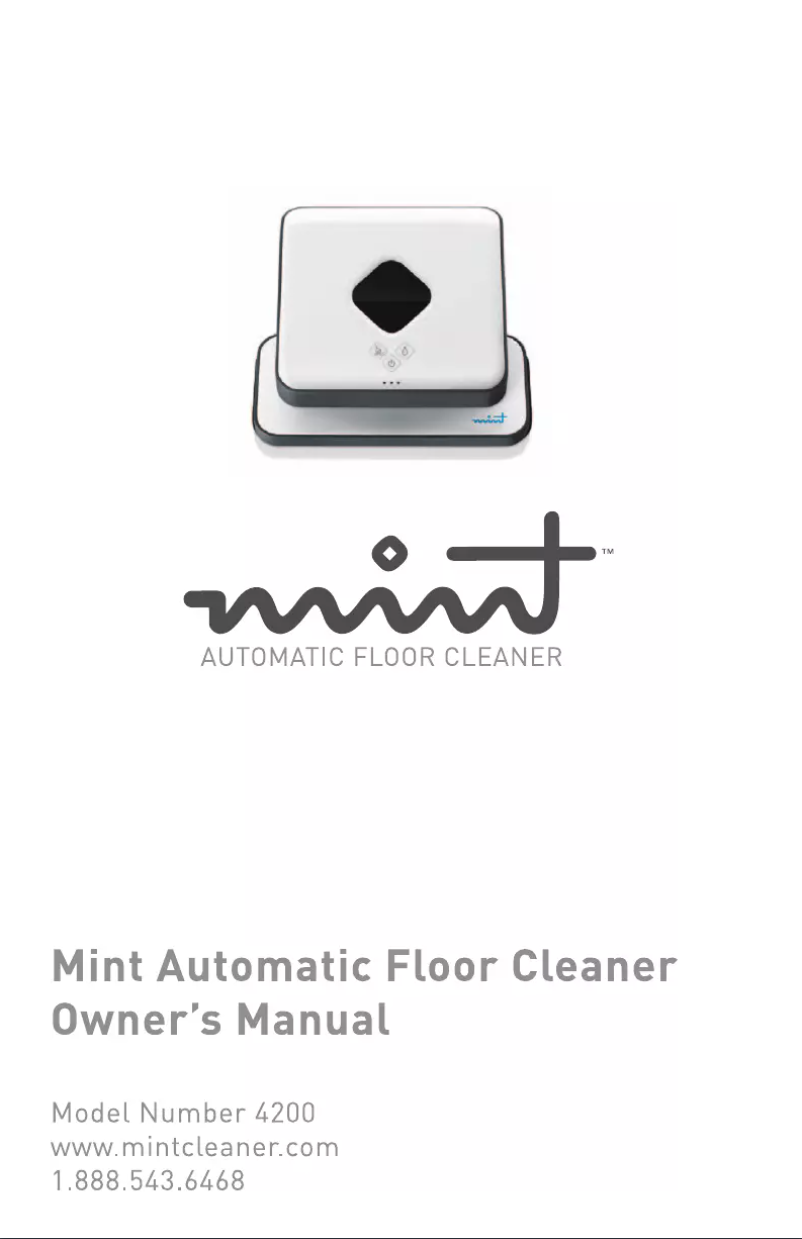 Page 1 de la notice Manuel utilisateur iRobot Mint 4200