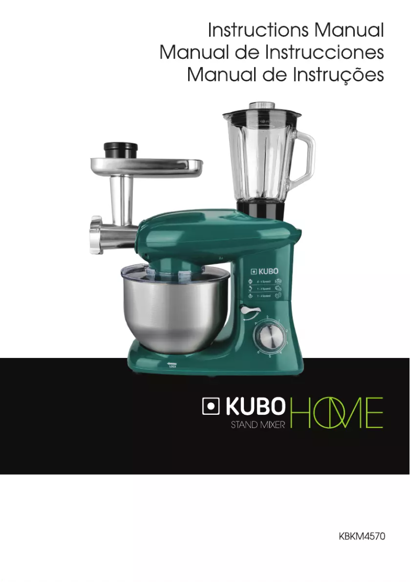 Page n°1 - Manuel utilisateur Kubo KBKM4570