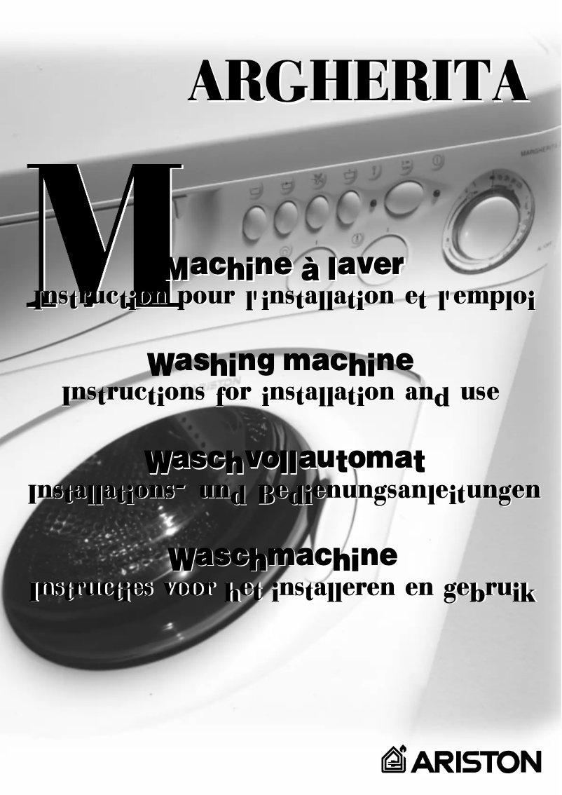 Page n°1 - Manuel utilisateur Hotpoint Ariston Ad 1600