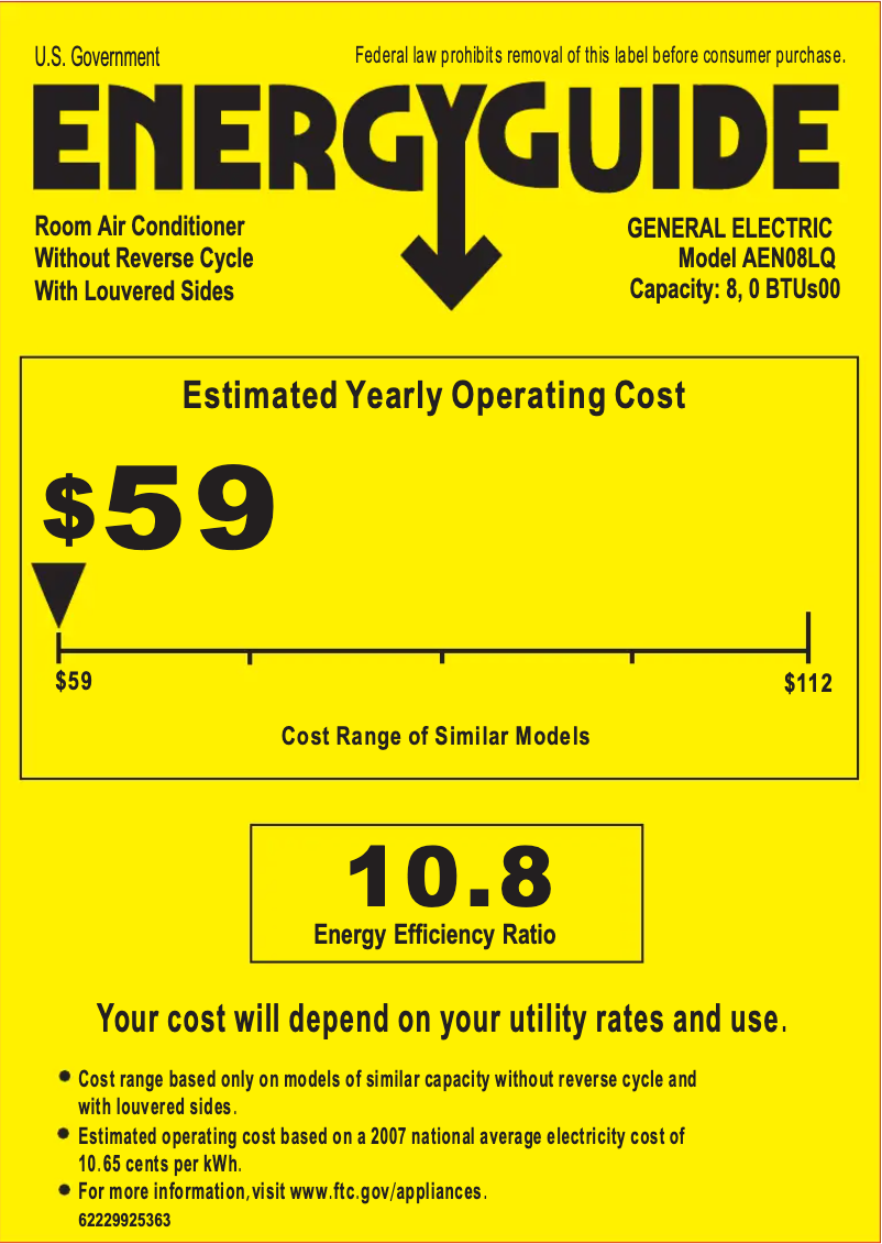 Image de la première page du manuel de l'appareil AEN08LQ