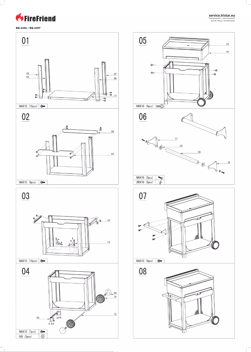 Page n°1 - Manuel utilisateur FireFriend BQ-6306